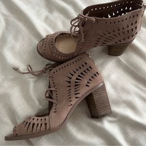 Vince Camuto Women's Tarita Cutout Lace-Up Sandal Heels